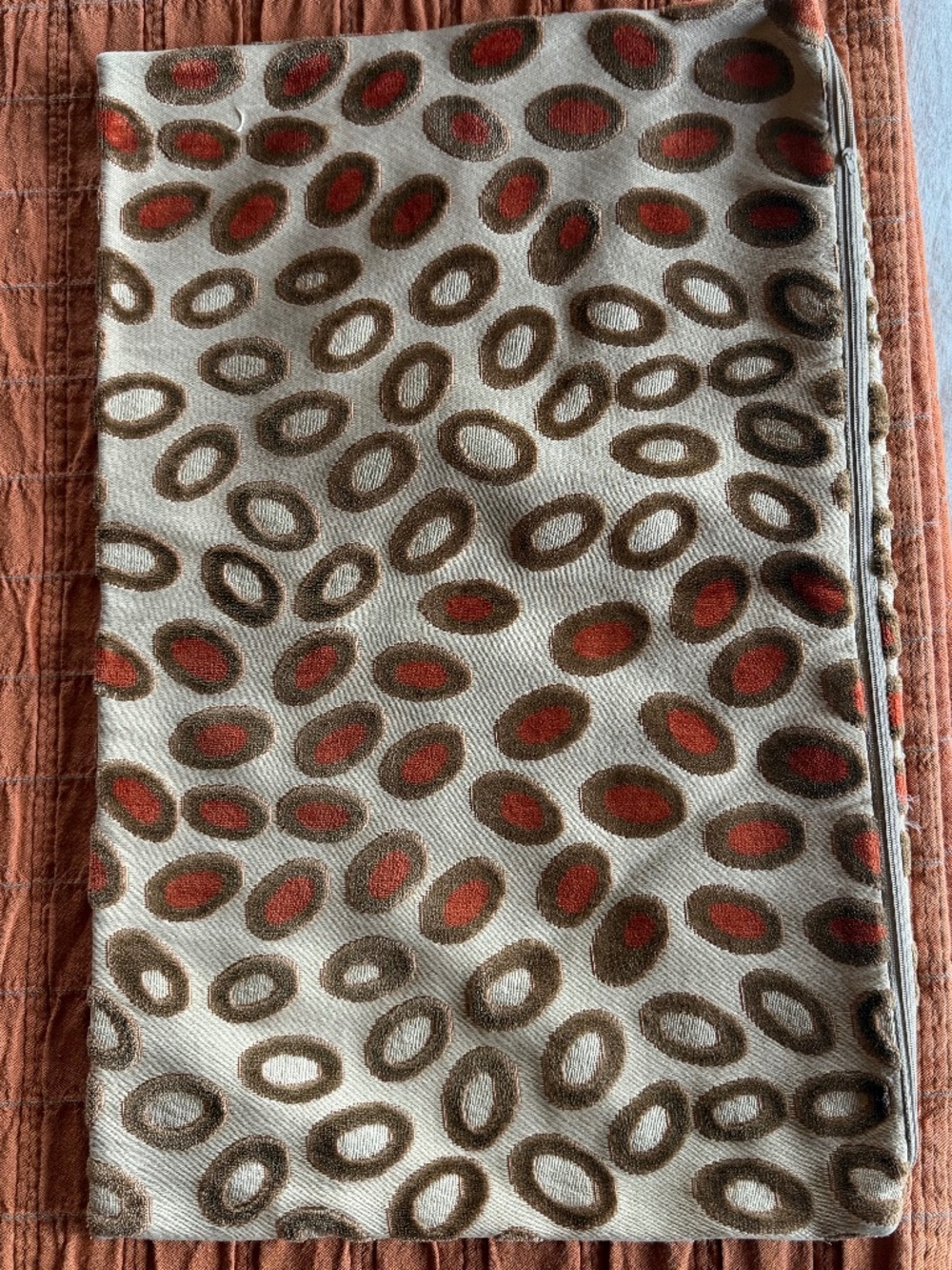 CRATE AND BARREL lumbar pillow covers, leopard print, 16X24